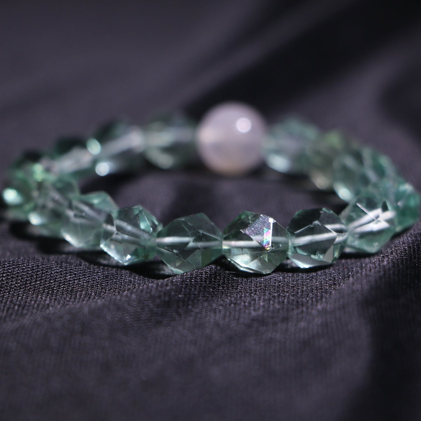 ESFJ - Emotional Harmony: Green Fluorite & Moonstone Bracelet