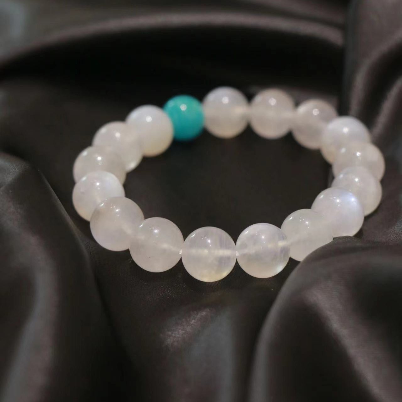 INFP - Inner Peace: Moonstone & Aquamarine Bracelet