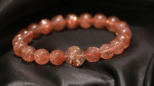 ESFJ - Radiant Harmony: Sunstone &Phantom Quartz Bracelet